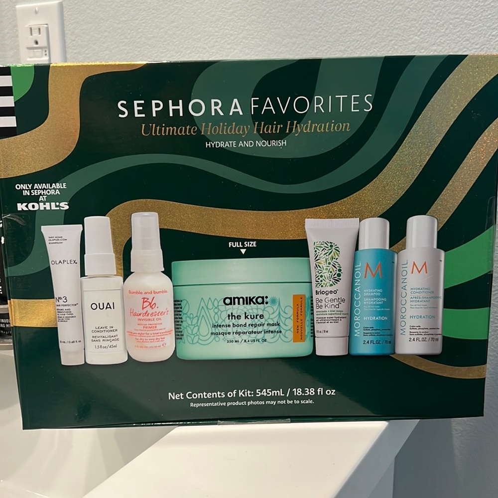 Limited edition Sephora high end hair care kit